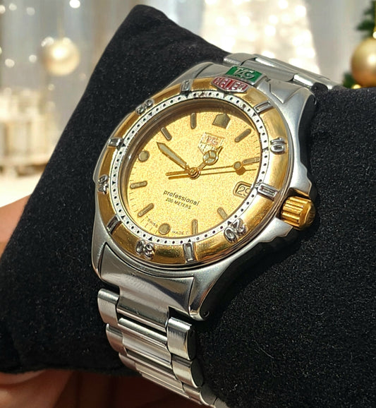 TAG Heuer 200 Quartz 34mm – Exclusive Men's Watch with Gold Dial