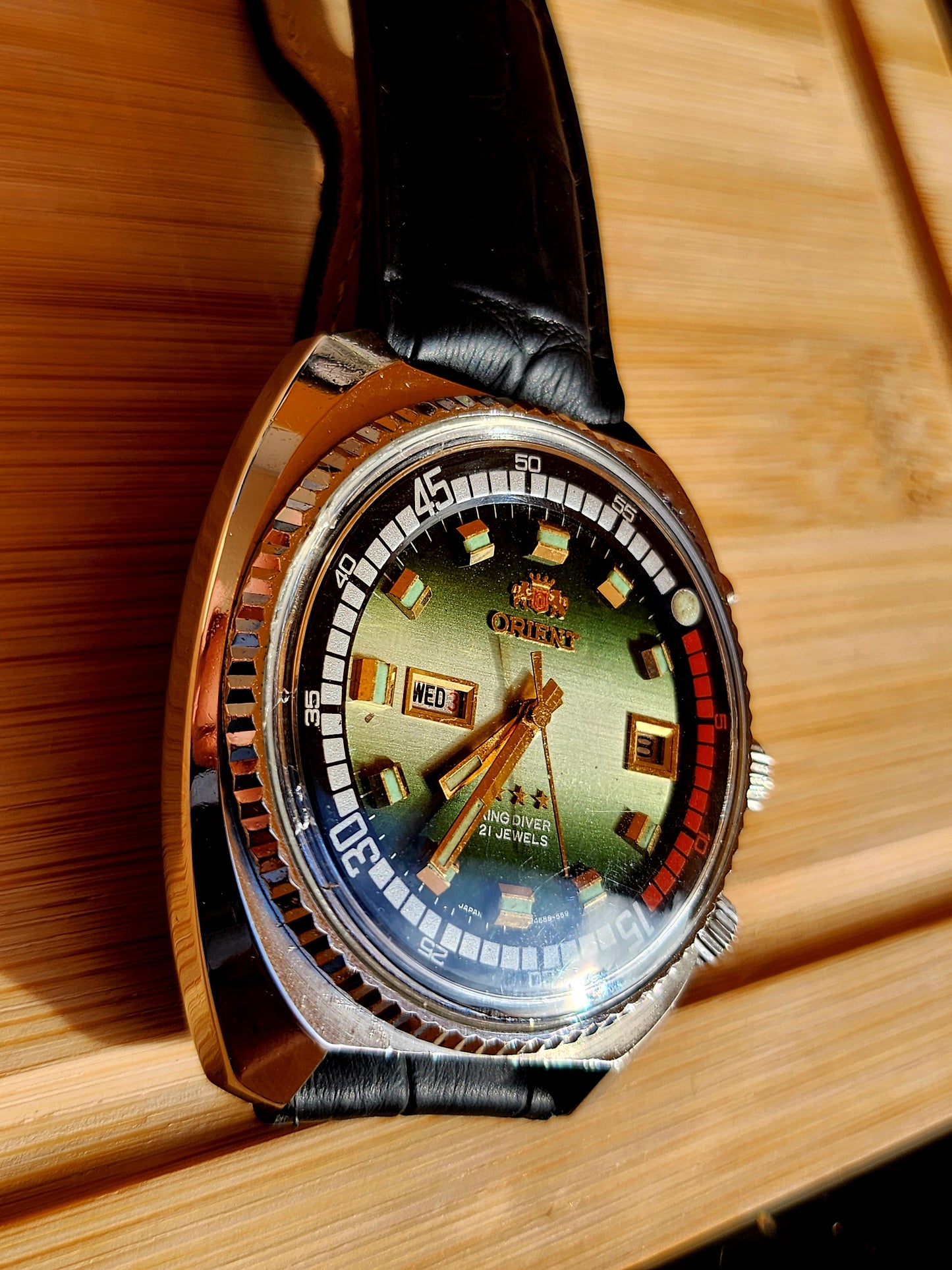 Orient King Diver 3 Stars – A Rare Gem with a Striking Green Dial